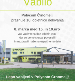 POLYCOM ČRNOMELJ PRAZNUJE 10. OBLETNICO