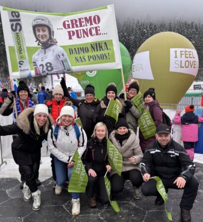 Podpora Niki Prevc na Ljubnem